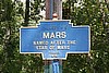 Mars city sign